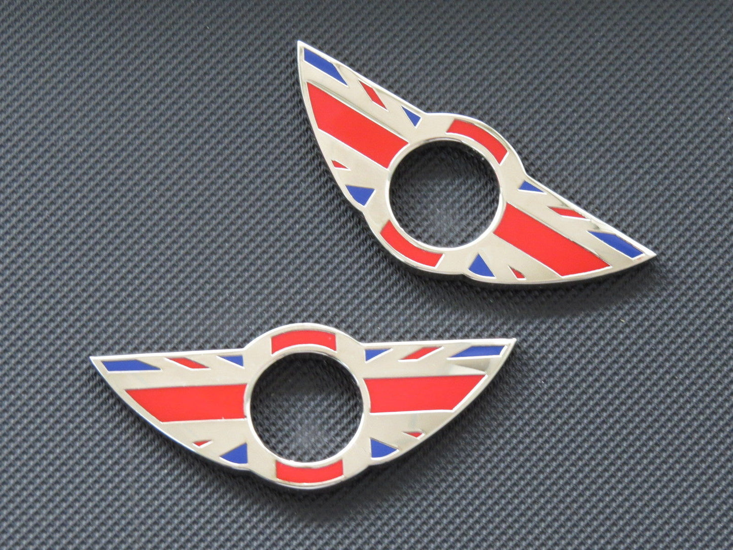 Premium Mini Door Handle Decals with Stylish Wing Designs - Car Stickers to Enhance Your Mini