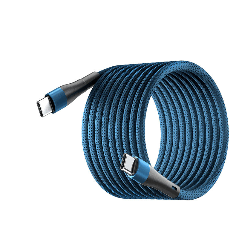 100W Magnetic Type-C Fast Charging Cable for iPhone 15, Huawei, Xiaomi - PD 20W, Dual-Head