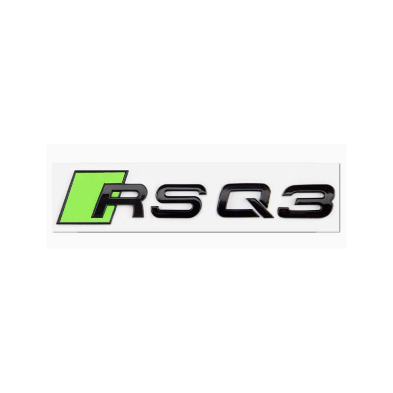 ABS S Series Badge Side Rear Emblem (Green and Glossy Black)