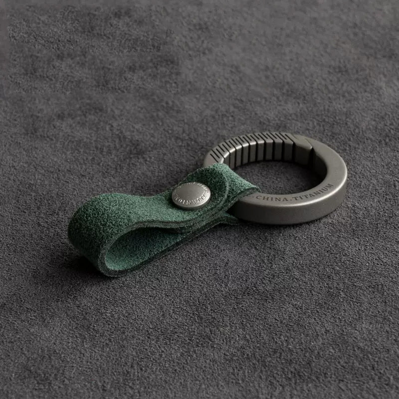 Synthetic Cashmere Short Key Chain (Green)
