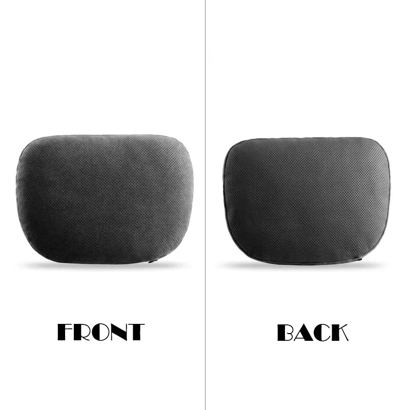 Alcantara Maybach Car Set: Headrest, Neck Pillow, Waist Pillow - Internet Celebrity