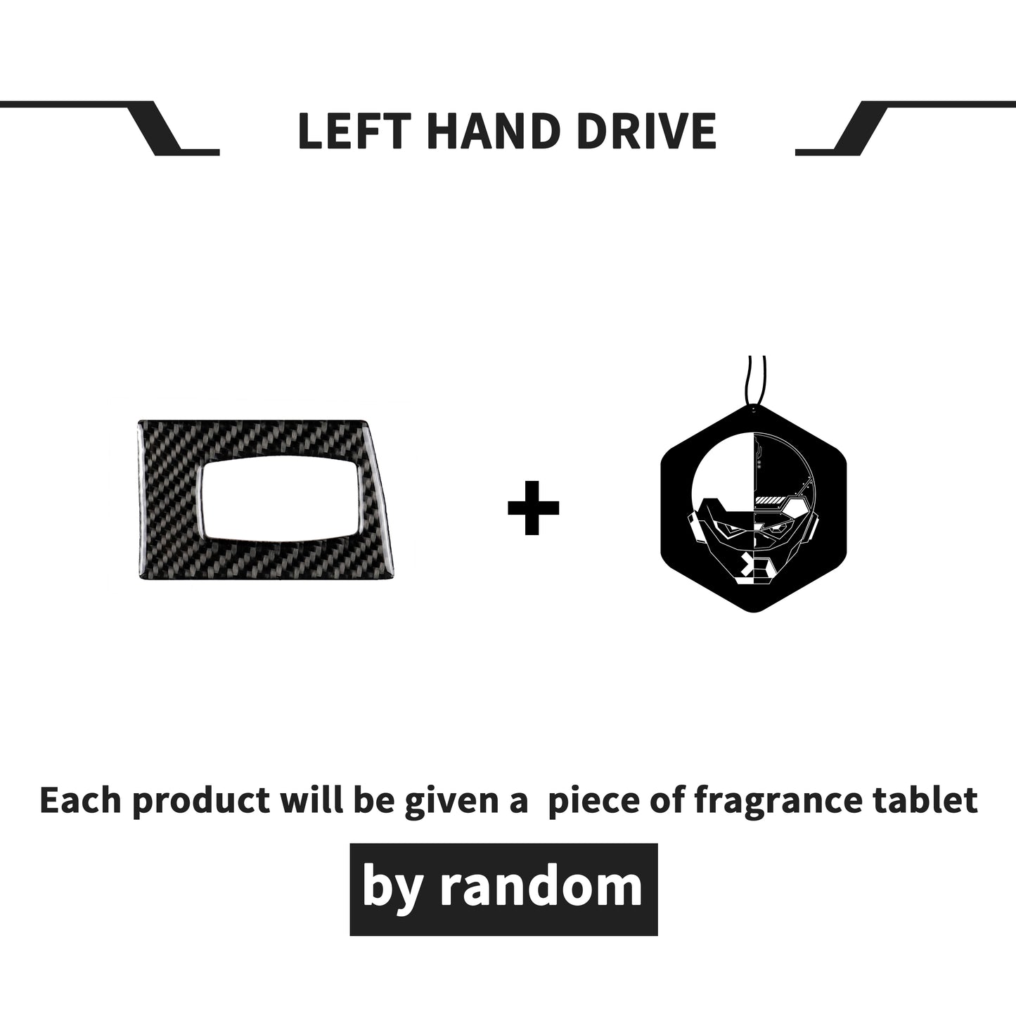 Adesivo decorativo in fibra di carbonio Pinalloy E90/E92, vecchia serie 3, interruttore di accensione con una chiave, foro della serratura, adatto per BMW.