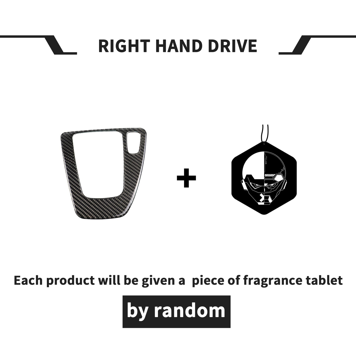 Pannello di controllo del cambio in fibra di carbonio Pinalloy, adesivo per interni auto, adatto per BMW E90/E92/E93 Serie 3, guida a destra