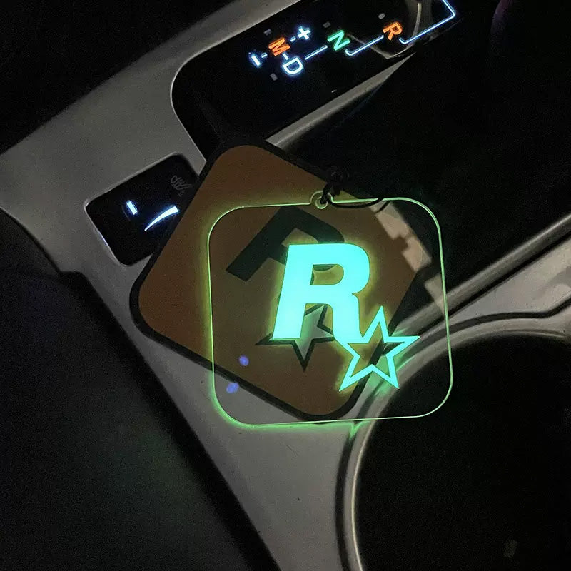 Rockstar Games "R" Keychain Interior Hanging Decoration (luminous)
