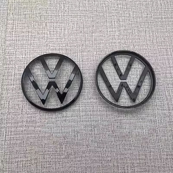 Overlay Replacement Emblem Protector for Modified Black/White/Red Rear Emblem - Compatible with Golf 8, ID.3, New Magotan, POLO, and Tange CC