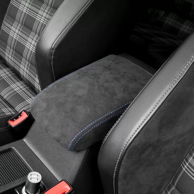 Copertura del bracciolo centrale in cashmere sintetico per veicoli compatti dal 2014 al 2020