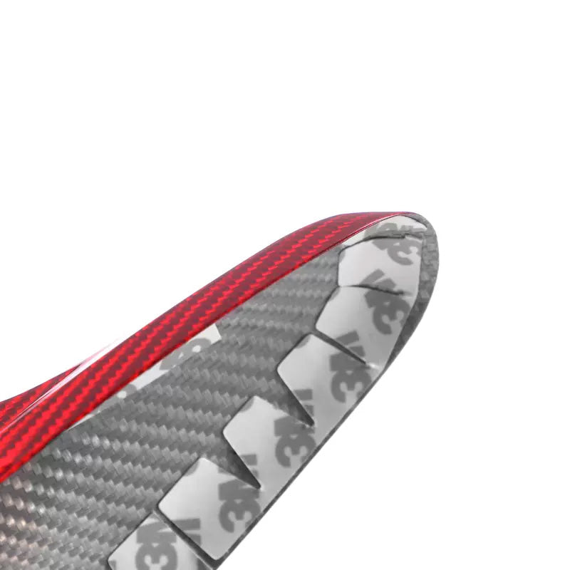 Red Carbon Fiber Decorative Shark Fin Antenna for compatible with Golf 8 Models
