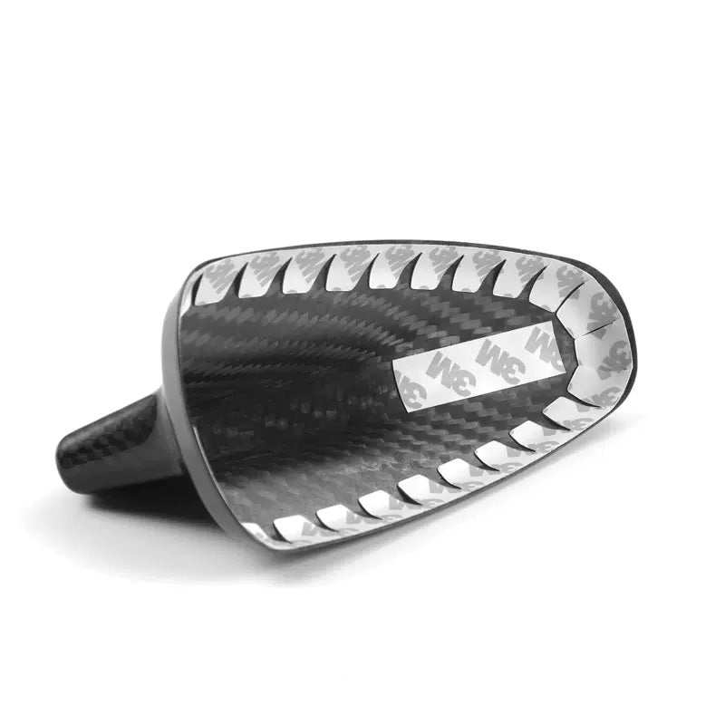 Black Carbon Fiber Decorative Shark Fin Antenna for compatible with Golf 8 Models