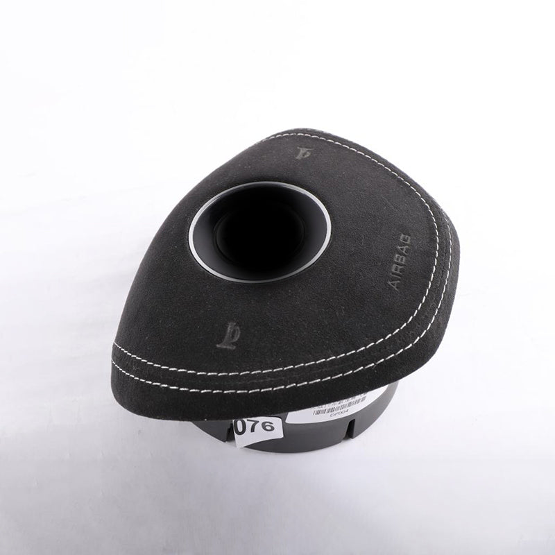 Copertura per airbag del volante in cashmere sintetico compatibile con i modelli Passat e Jetta MK7 (emblema non incluso)