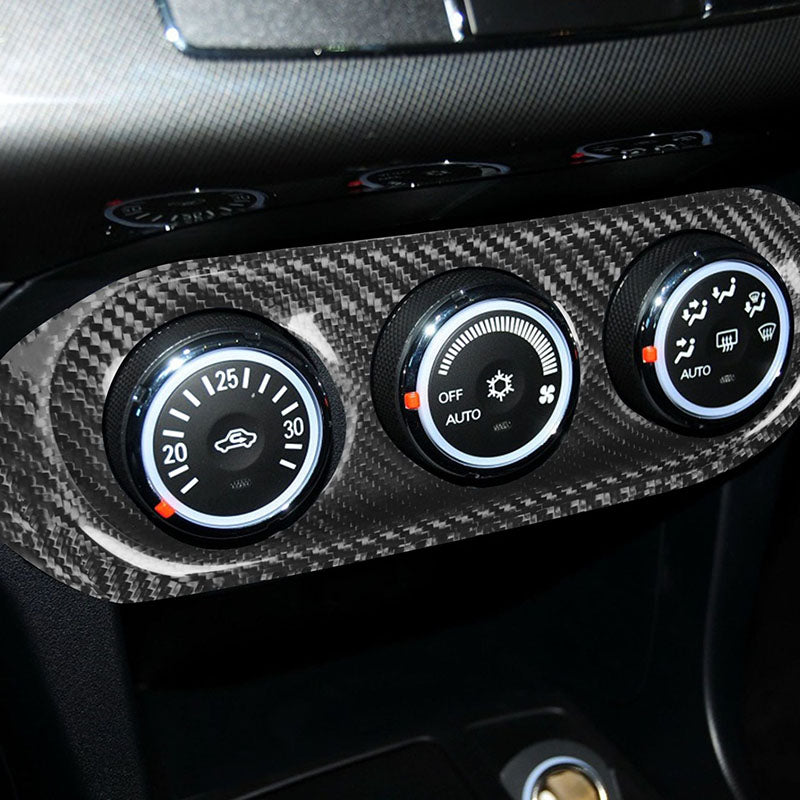 Carbon Fiber AC Panel Cover for Mitsubishi Lancer EVO X Dashboard