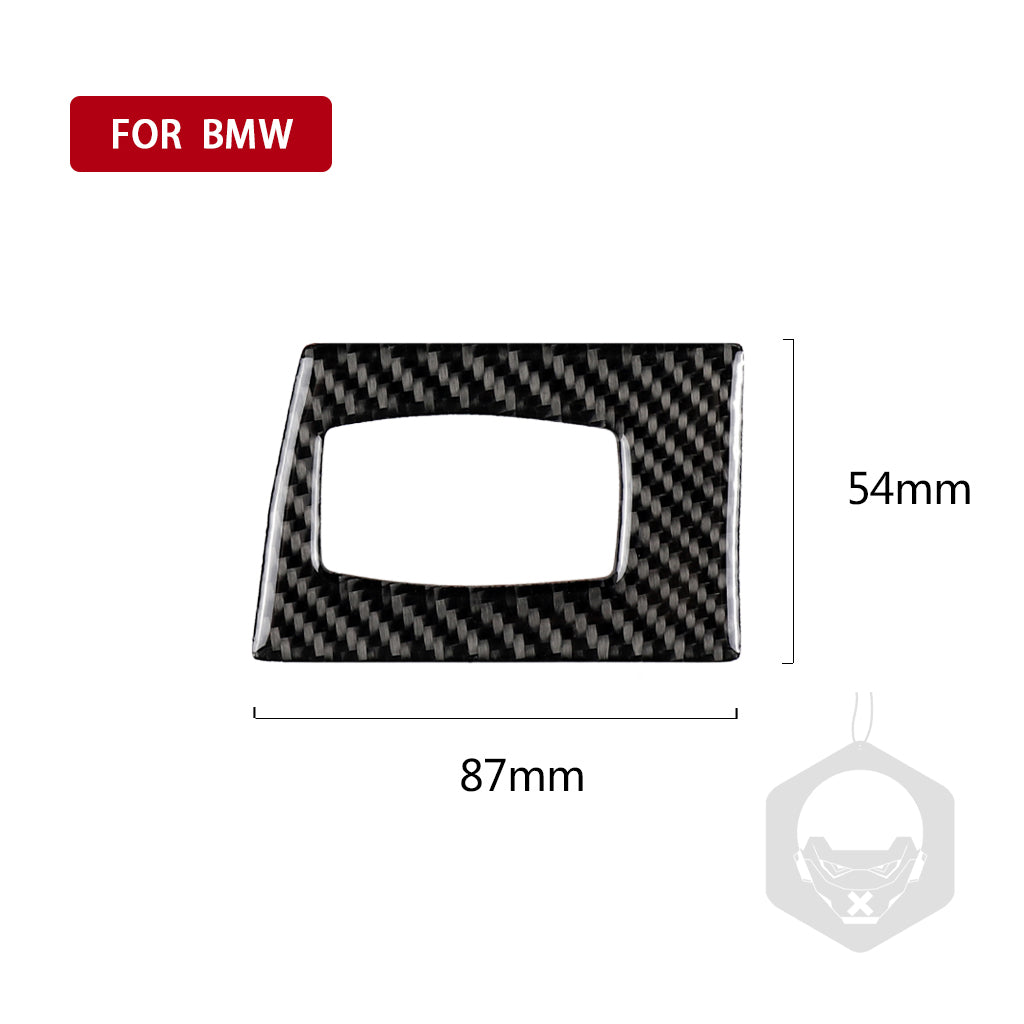 Pinalloy E90/E92 old 3 series three series carbon fiber one-key start decorative sticker ignition switch keyhole car Suitable for BMW