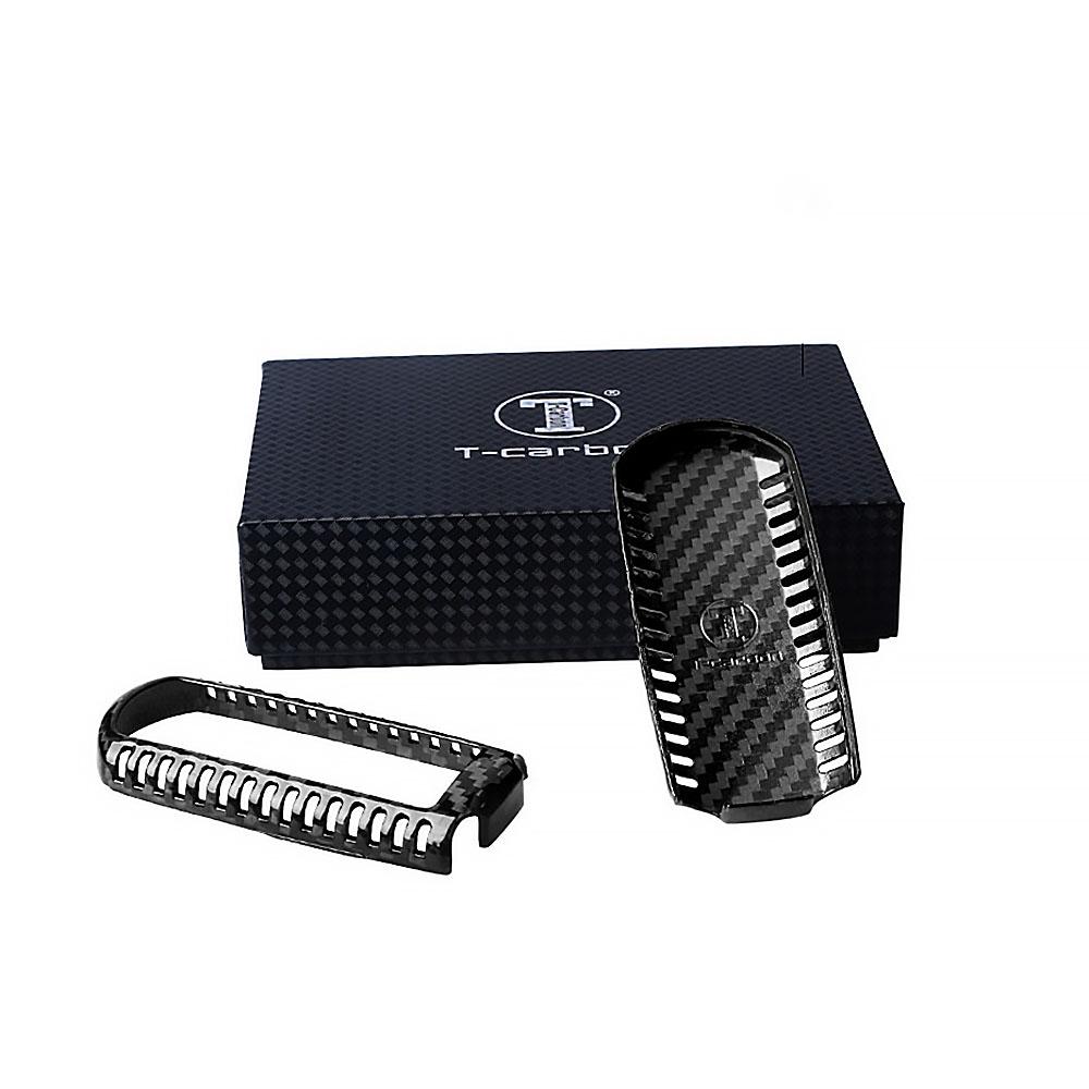 Pinalloy Carbon Fiber Keyless Smart Key Cover Case Fob Shell for Mazda 3 6 MX5