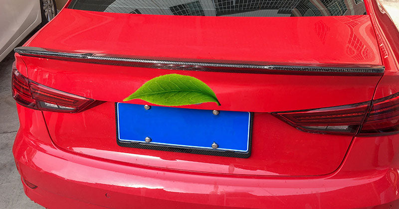 Pinalloy Carbon Fiber Spoiler Rear Tail for Audi A3S3RS3 2013-21