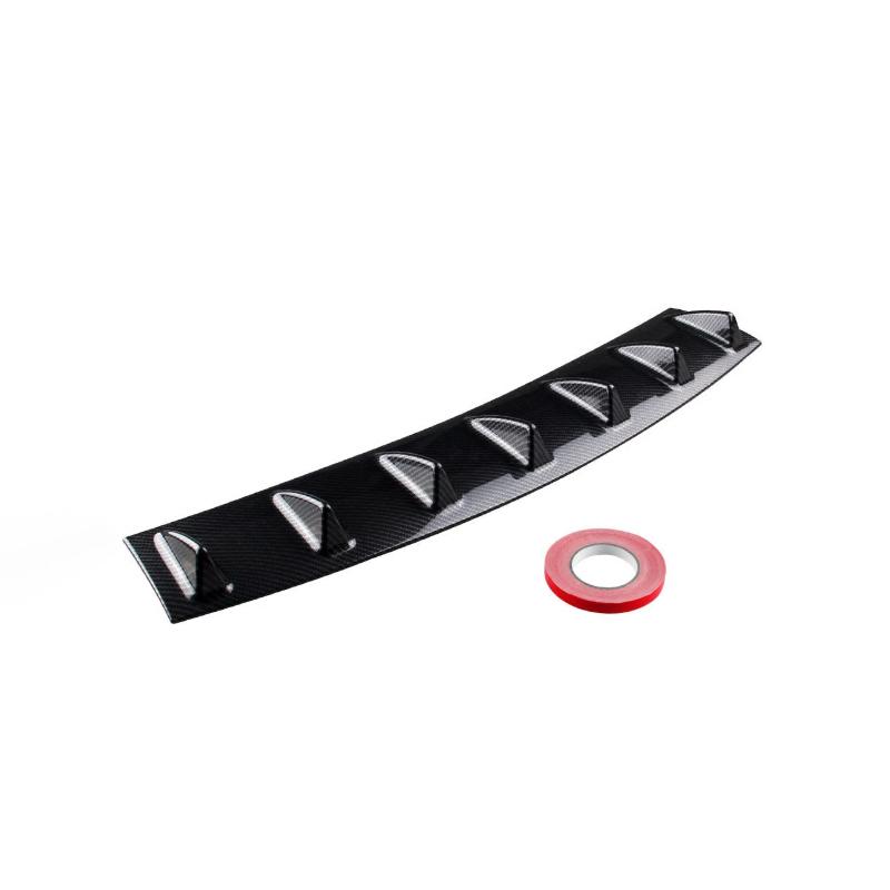 Pinalloy ABS Car Rear Bumper Lip Diffuser 5 Fin Shark Style Back Bumper Spoiler Lip Splitter - Pinalloy Online Auto Accessories Lightweight Car Kit