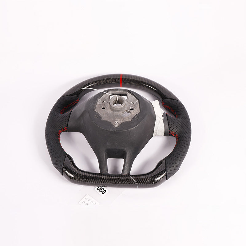Real Carbon Fiber Re-manufactured Multi Function LED Steering Wheel For VW SAGITAR 2017