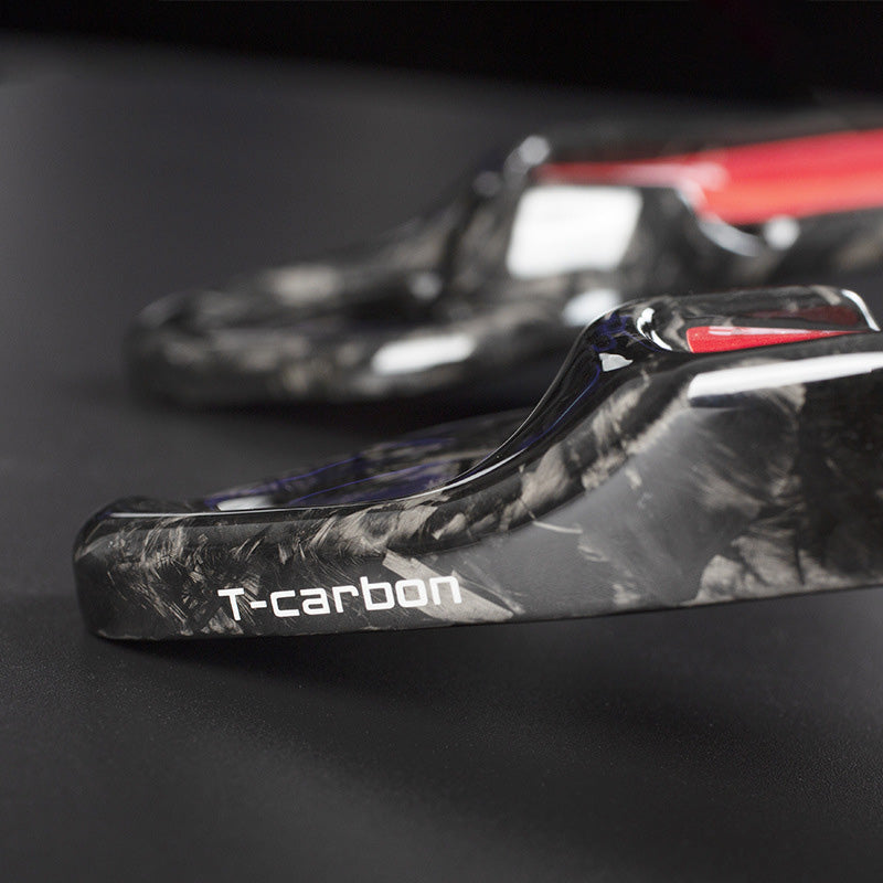 Pinalloy Forged Carbon Fiber Steering Wheel Paddle Shifter Extenders for FRS GT86 Subaru BRZ