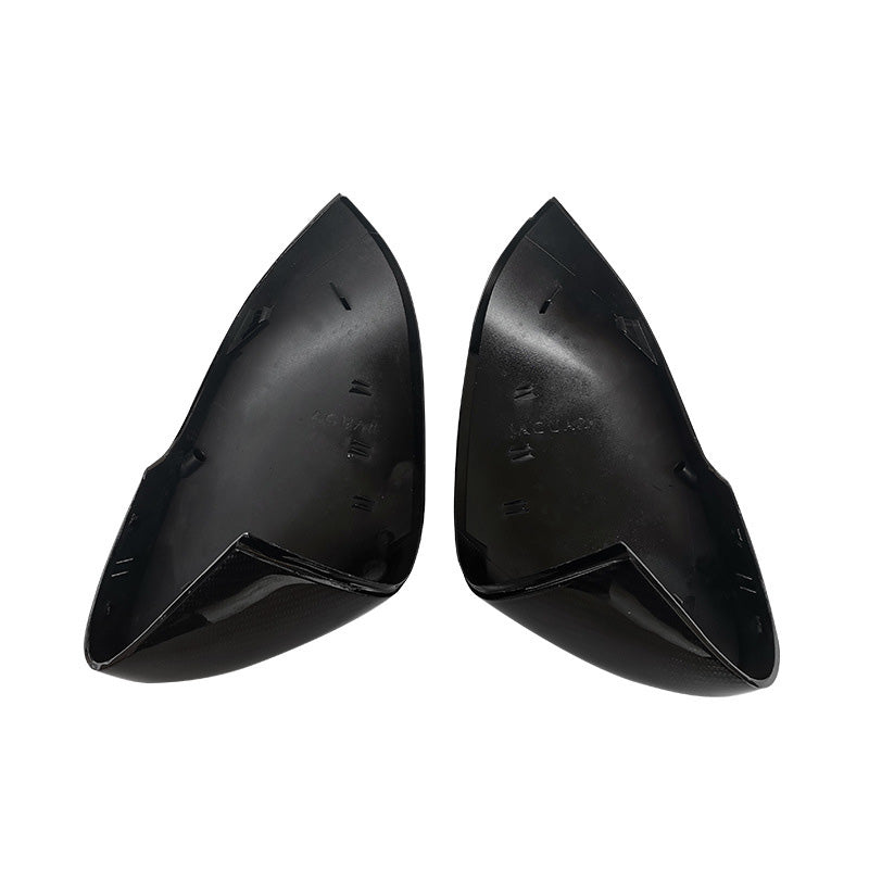 (Set of 2) Pinalloy Real Carbon Fiber Side Door Mirror Caps For 2011-2018 Jaguar XE XK XF XJ XKR