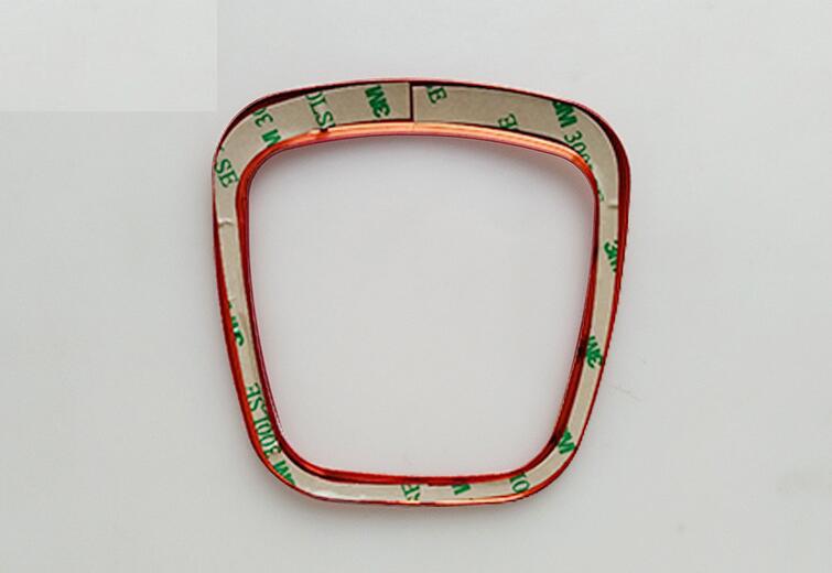 Aluminum Interior Metal Steering Wheel Ring Emblem Frame For Audi TT A3 A4L A5 Q7 A6L Q3 Q5 A8L (Silver) - Pinalloy Online Auto Accessories Lightweight Car Kit