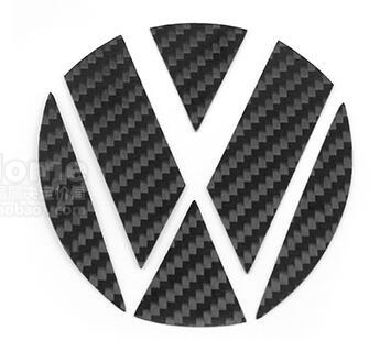 Pinalloy Front Badge Emblem Insert Carbon Fiber Sticker for Volkswagen VW MK7 Golf - Pinalloy Online Auto Accessories Lightweight Car Kit