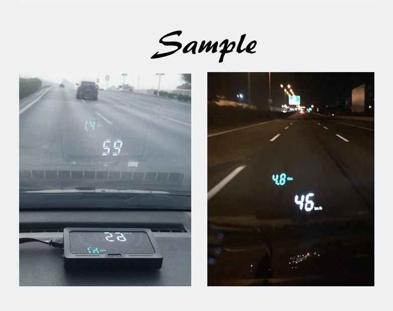 Pinalloy 4.2 inch OBD2 Plug and Display Head Up Display (HUD) Universal Model For 2007 Up Gas / Electronic / Hybrid Car Models - Pinalloy Online Auto Accessories Lightweight Car Kit 