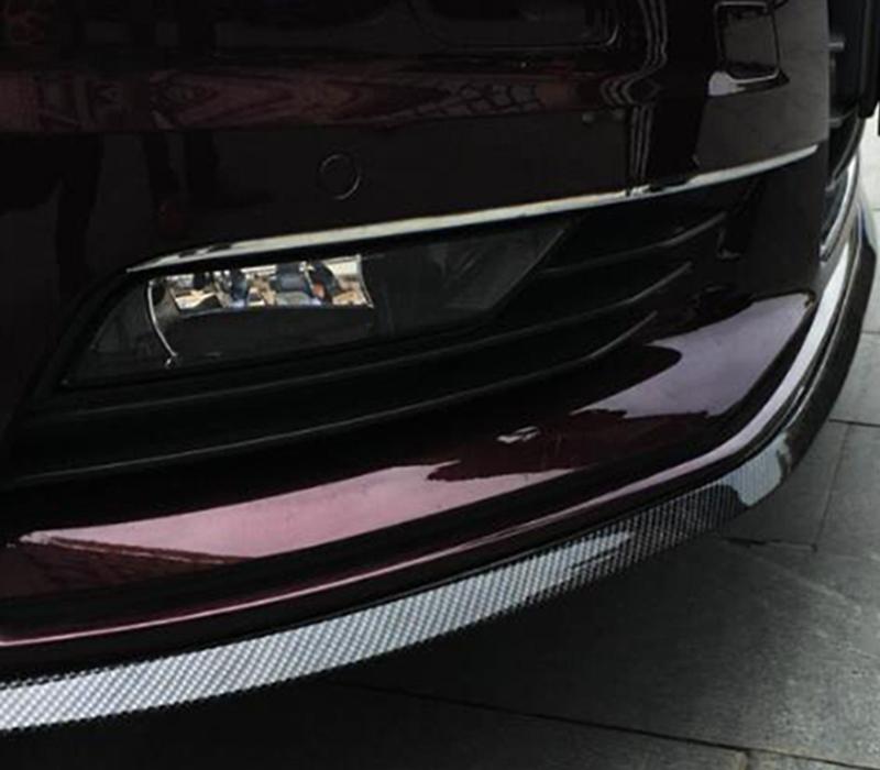 Pinalloy 68MM Wide TPVC/PU/EPDM Rubber Soft Bending with Carbon Fiber Texture Universal Front Bumper Spoiler Lip 8.2 feet (2.5 meters) - Pinalloy Online Auto Accessories Lightweight Car Kit