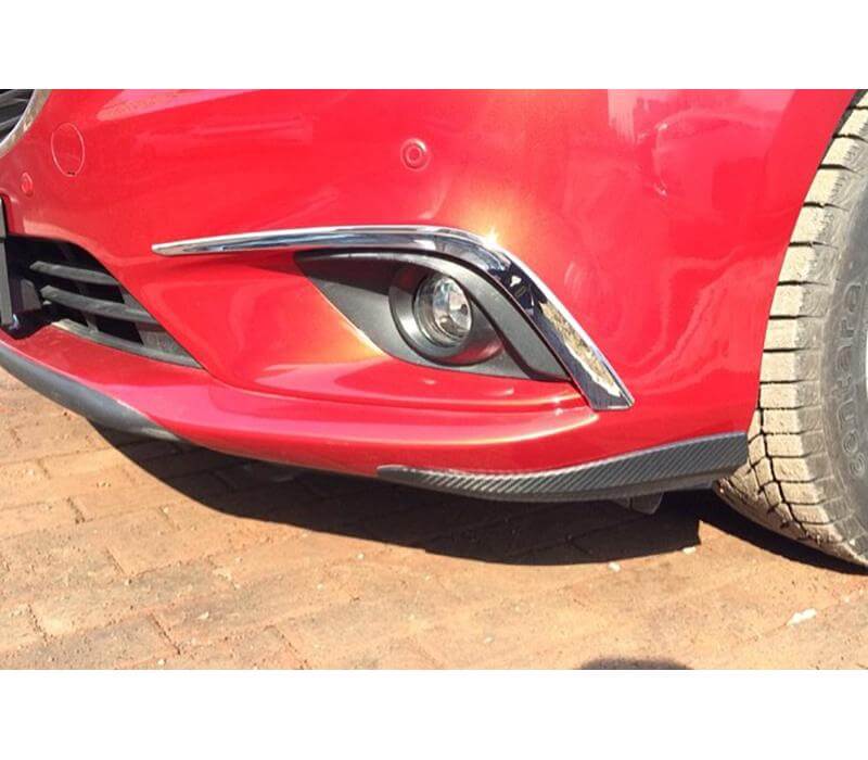 (Set of 2) Pinalloy Carbon Fiber Car Front Rear Bumper Protector Corner Guard Scratch Sticker - Pinalloy Online Auto Accessories Lightweight Car Kit