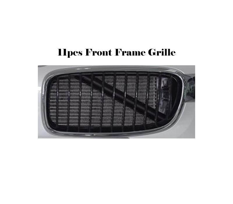 (3pcs per Set) Pinalloy ABS Car Grill Buckle Cover Decoration Strips Front Frame Sticker For BMW - Pinalloy Online Auto Accessories Lightweight Car Kit