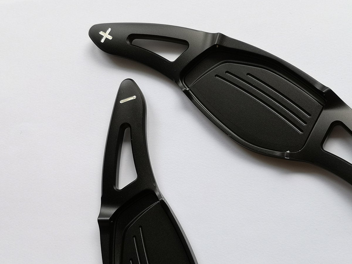 Pinalloy Black Metal Steering Wheel Paddle Shifter for New Audi R8 RS3 RS4 RS5 TT RS - Pinalloy Online Auto Accessories Lightweight Car Kit