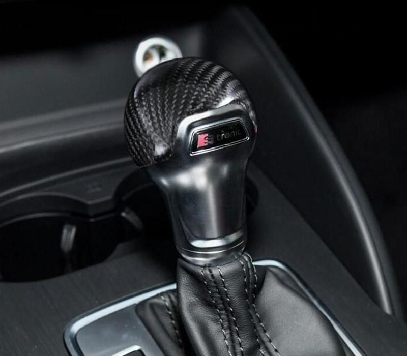 Pinalloy Carbon Fiber Gear Shift Head Cover Trim For Audi - Pinalloy Online Auto Accessories Lightweight Car Kit