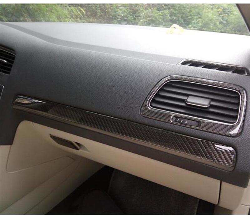 Pinalloy Carbon Fiber Inner Dash Trim Accessories for Volkswagen VW MK 7 2013 - 2018 - Pinalloy Online Auto Accessories Lightweight Car Kit