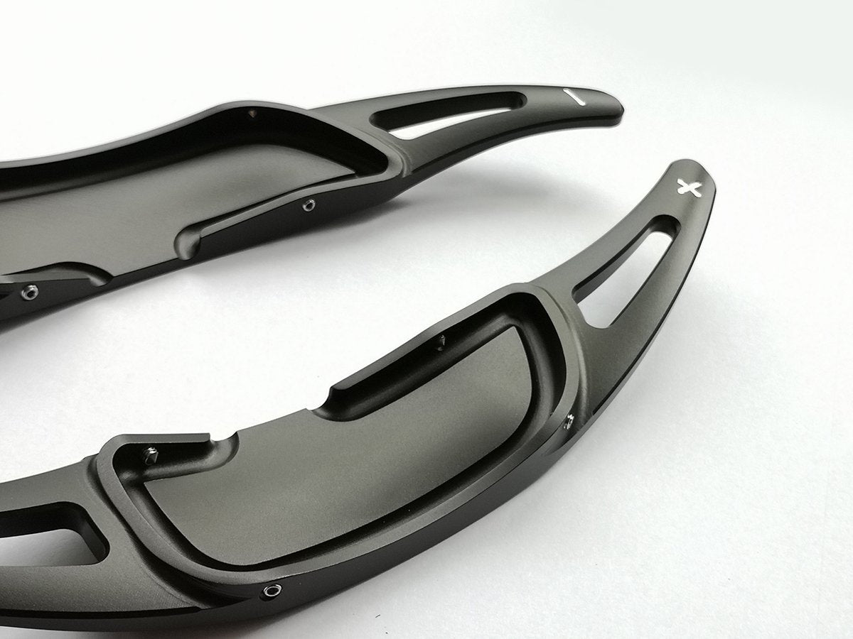 Pinalloy Black Alloy Paddle Shifter Extension For Mercedes Benz AMG A45 CLA45 GLA45 C63 S63 2015-up - Pinalloy Online Auto Accessories Lightweight Car Kit