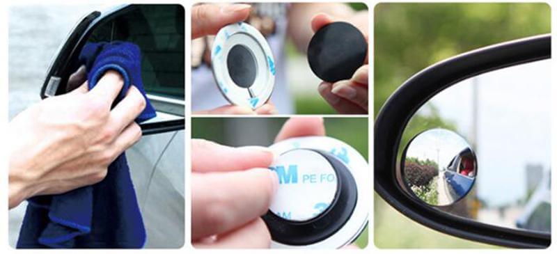 Universal Safety Blind Spot Stick-On Car Mirror Accessories