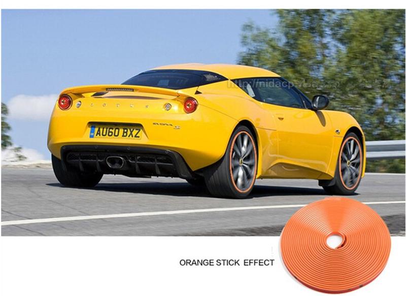 Pinalloy Universal 8 Meter (8M) TPE Made Car Wheel Trim Ring Shell Ring Wheels Rim Sticker - Pinalloy Online Auto Accessories Lightweight Car Kit