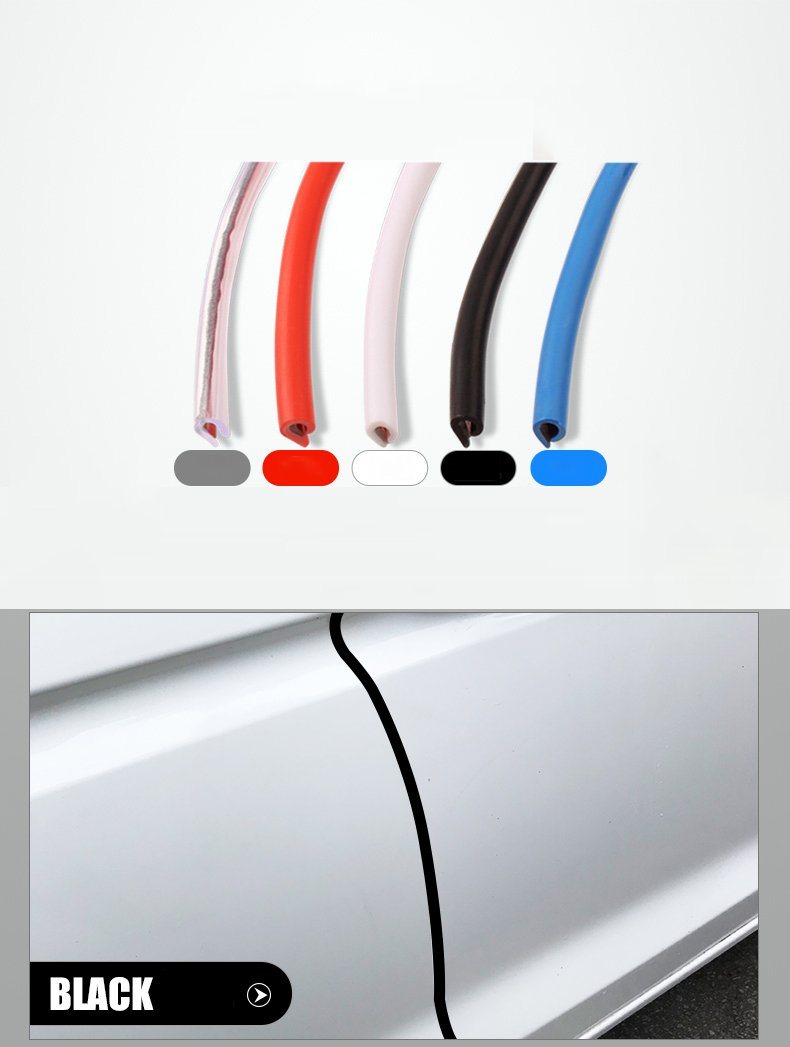 Pinalloy Car Door Trim Edge 10m 33Ft Body Strip Scratch Guard Protector - Pinalloy Online Auto Accessories Lightweight Car Kit