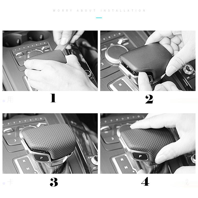 Pinalloy Synthetic Cashmere Gear Shift Head Cover For Audi A4L A5 2017-18 and Q7 2016-18 - Pinalloy Online Auto Accessories Lightweight Car Kit