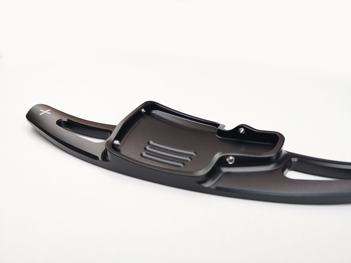 Pinalloy Black Metal DSG Paddle Shifter Extensions for Ford Focus 2015-2018 Escape Ecosport - Pinalloy Online Auto Accessories Lightweight Car Kit