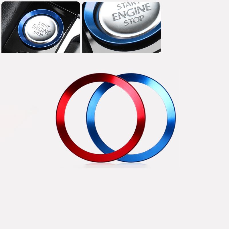 Pinalloy Car Start Engine Stop Button Cover Trim For VW Golf 7 MK7 GTI R Jetta CC Arteon - Pinalloy Online Auto Accessories Lightweight Car Kit