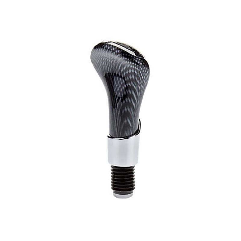 Pinalloy Universal 5K Carbon Fiber Layer Gear Shift Knob Long Shape For 12MM Mounting Hole Diameter - Pinalloy Online Auto Accessories Lightweight Car Kit