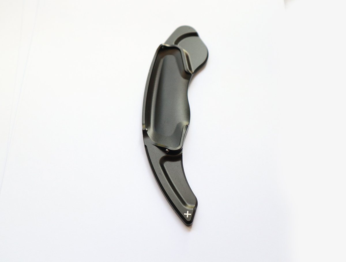 Black Aluminum DSG Paddle Shift Extensions for 2014-17 Volvo V40 S60 V60 SC60 - Pinalloy Online Auto Accessories Lightweight Car Kit