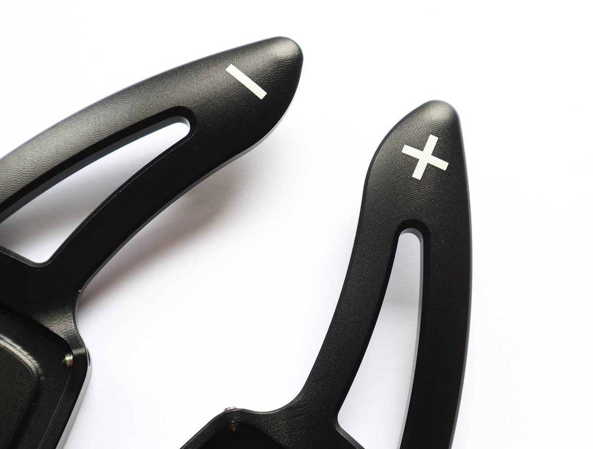 Aluminum DSG Paddle Shift Extensions for Automatic Audi A/S/Q Series TT TTS (Black) - Pinalloy Online Auto Accessories Lightweight Car Kit