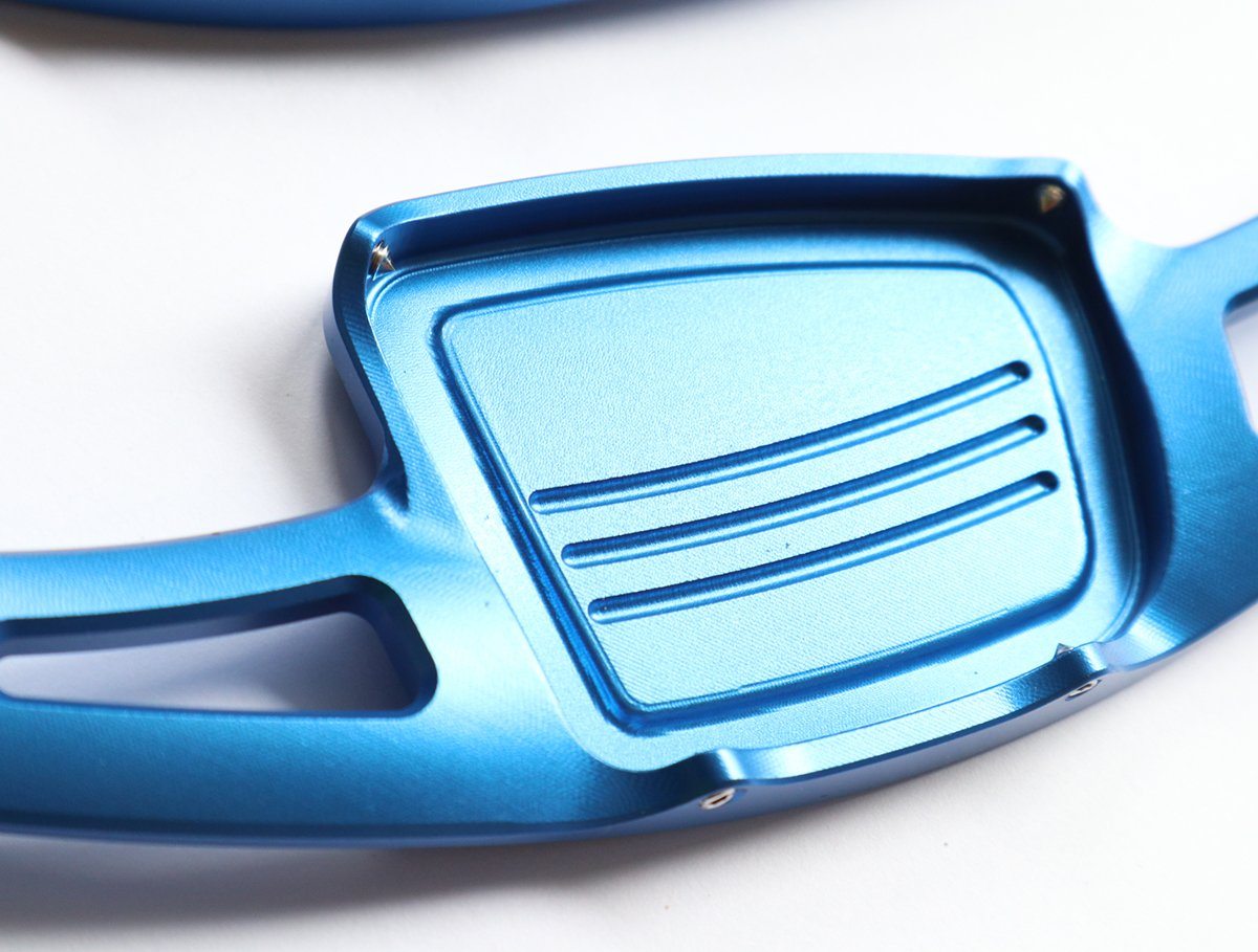 Aluminum DSG Paddle Shift Extensions for Automatic Audi A/S/Q Series TT TTS (Blue) - Pinalloy Online Auto Accessories Lightweight Car Kit