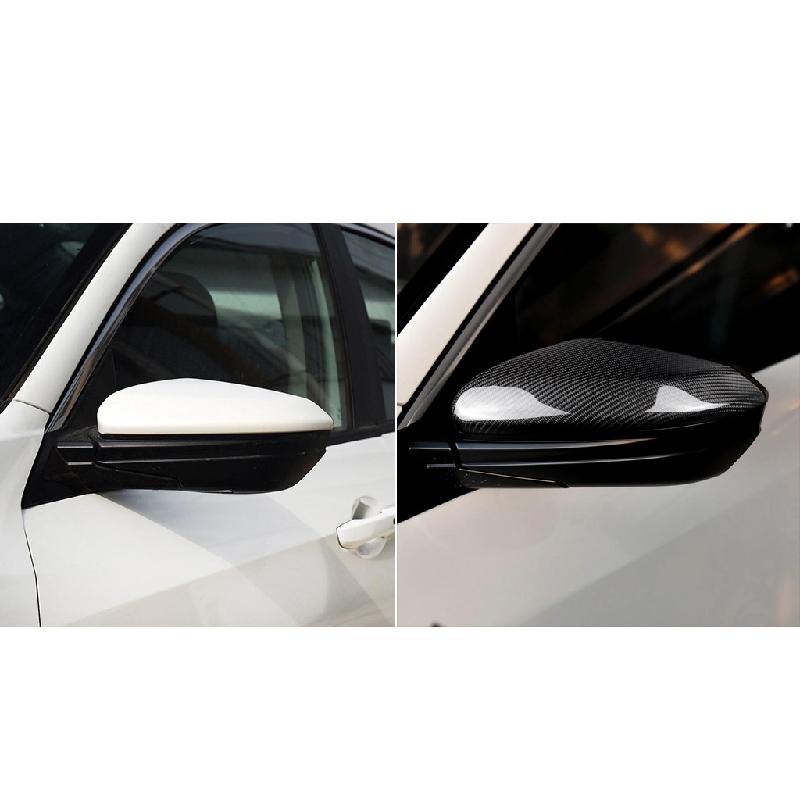 Pinalloy Real Carbon Fiber Side Door Mirror Caps For Honda Civic 2016 - 2018 - Pinalloy Online Auto Accessories Lightweight Car Kit