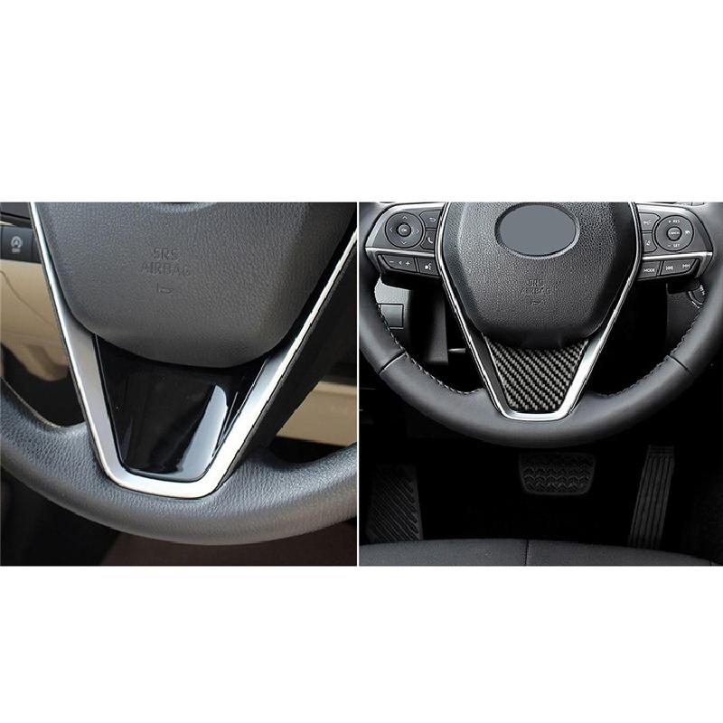 Carbon Fiber Steering Wheel Molding Stickers for Toyota Camry 2018 - Pinalloy Online Auto Accessories Lightweight Car Kit
