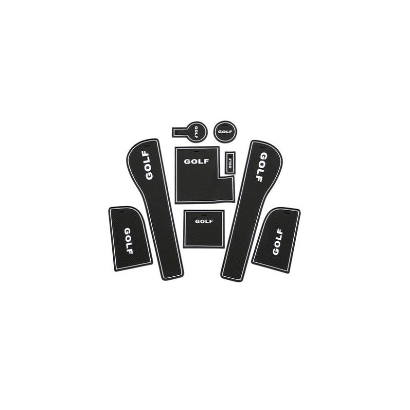 Rubber Made Non-Slip Mats Inner Cup Slot for Golf MK7 2014-17 - Pinalloy Online Auto Accessories Lightweight Car Kit