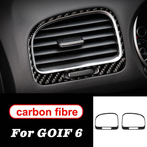 Decorazione interna in fibra di carbonio con colla Pinalloy per VW Golf 6 GTI R MK6