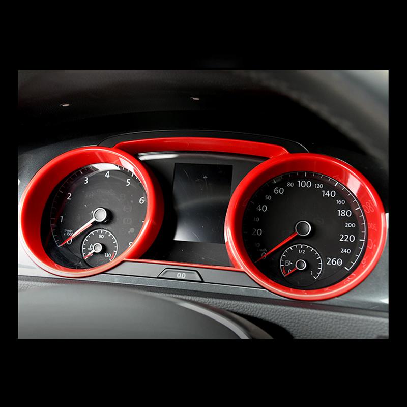 Pinalloy Red ABS Dashboard Panel Frame Trim for VW MK7 MK7.5
