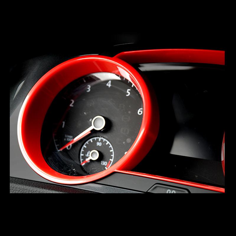 Pinalloy Red ABS Dashboard Panel Frame Trim for VW MK7 MK7.5