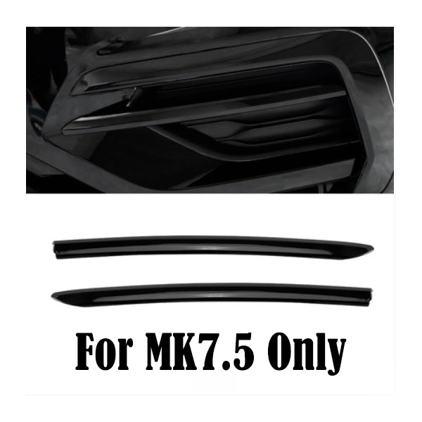 Adesivo per griglia anteriore Pinalloy in ABS nero lucido per modelli MK7.5 (2018+)