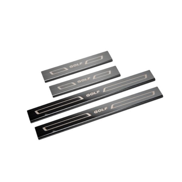 Car Door Non-Slip Kick Plates Pedal Cover for MK7 MK7.5 2014+