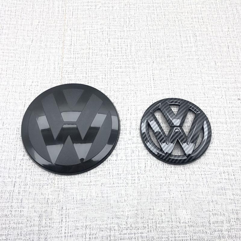 ABS Made Front and Back Black Emblem Badge Stickers For 2019-20 Polo
